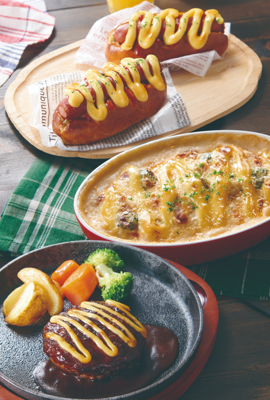 こんがり焼き目のチーズソース