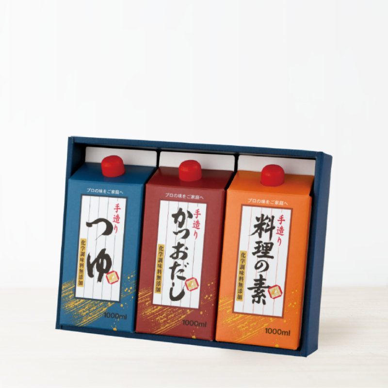 【T-34】手造りつゆ・かつおだし・料理の素セット