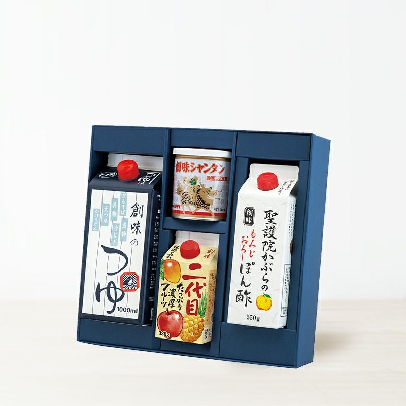 創味のつゆ・創味シャンタン・焼肉のたれ二代目・もみじおろしポン酢セット